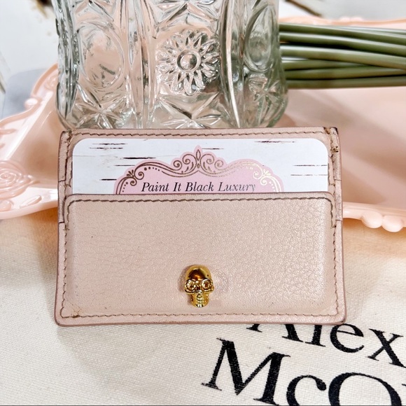 Alexander McQueen Baby Pink Cardholder - Picture 2 of 10